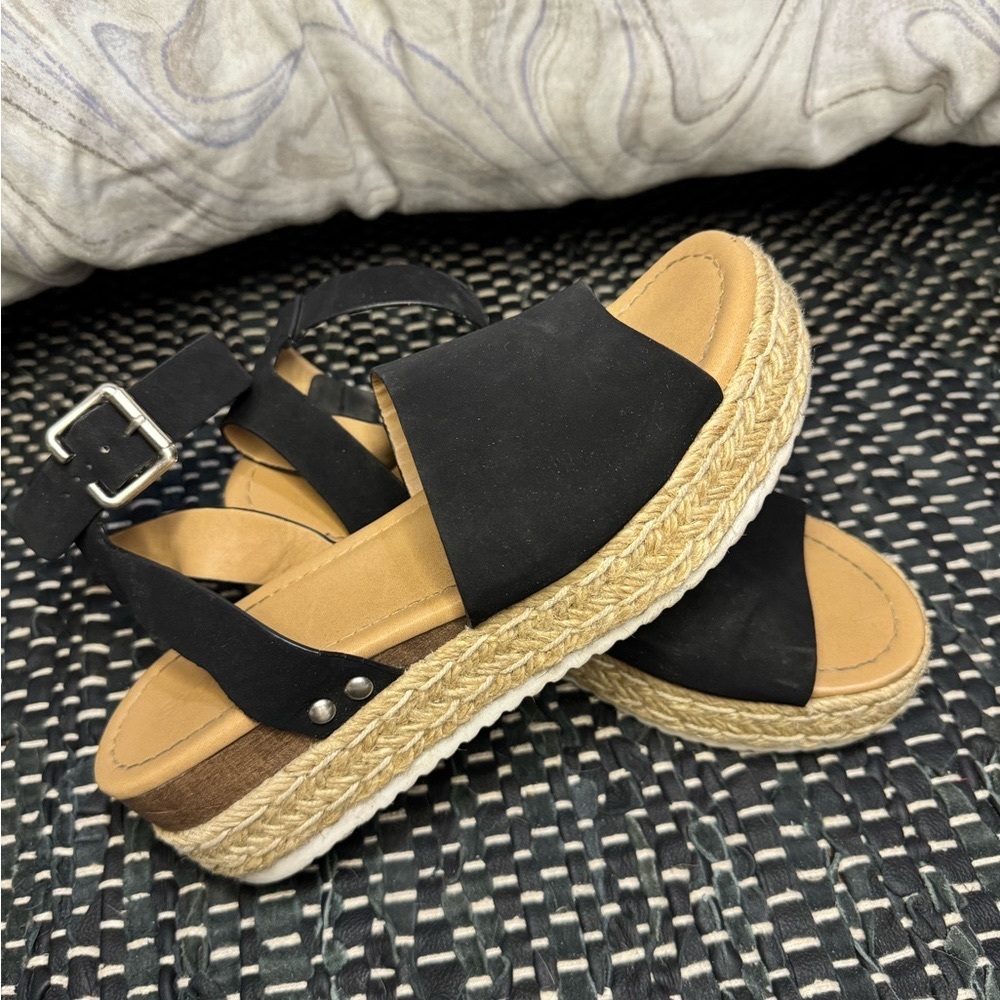 Soda Platform Espadrille Sandals